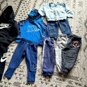 Toddler track suits, sweat pants, sweaters … age 18-24 months, 2T.